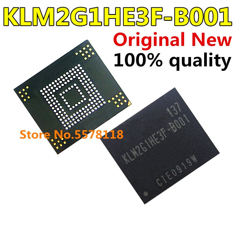 (Ready Stock) 1-10pcs KLM2G1HE3F-B001 KLM2G1HE3F B001 BGA Chipset