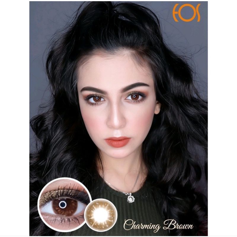 SOFTLENS EOS CHARMING BROWN DIA 14.2 mm