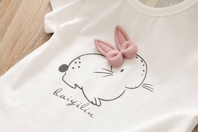 Setelan Bunny Bayi Anak Perempuan Impor / Atasan Dress Tutu Anak Cewek / Dress Bayi Newborn