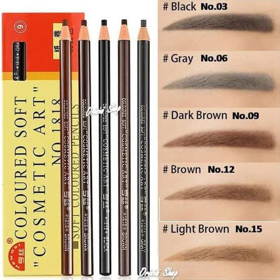 Pensil Alis Benang Hengsi Eyebrow Pencil Make Up Kosmetik Mata