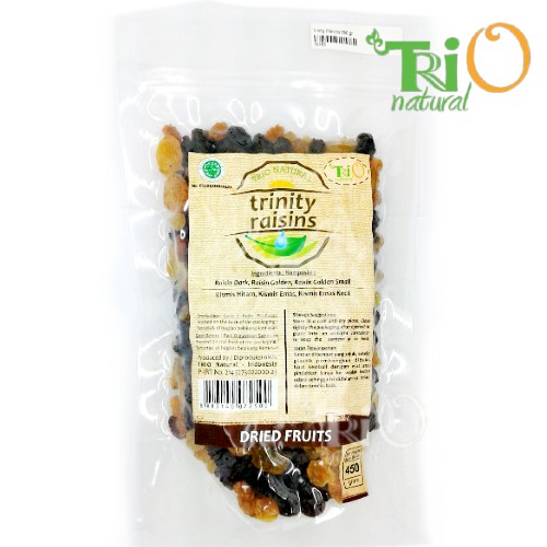 

Trio Natural Trinity Raisins 450 gram