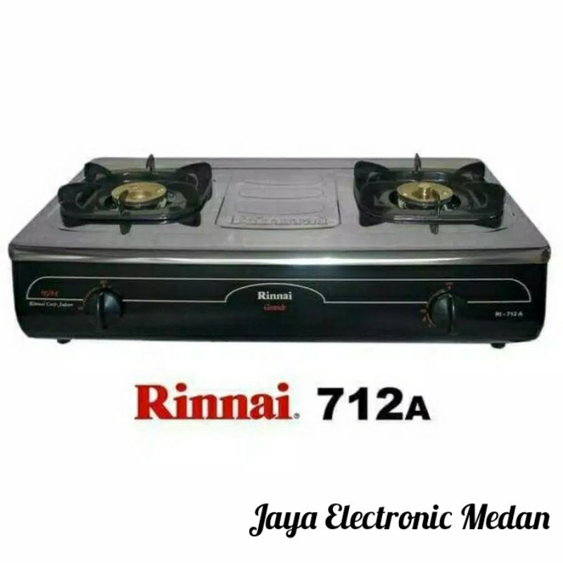 RINNAI Kompor Gas 2 Tungku Jumbo RI - 712 A