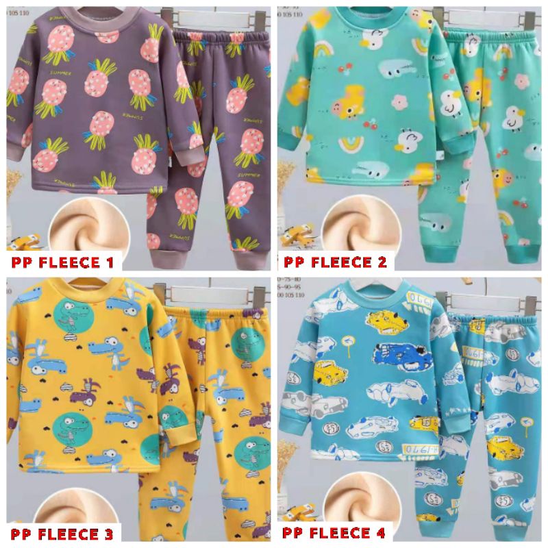 SETELAN BAJU TIDUR ANAK PIYAMA ANAK IMPORT HANGAT