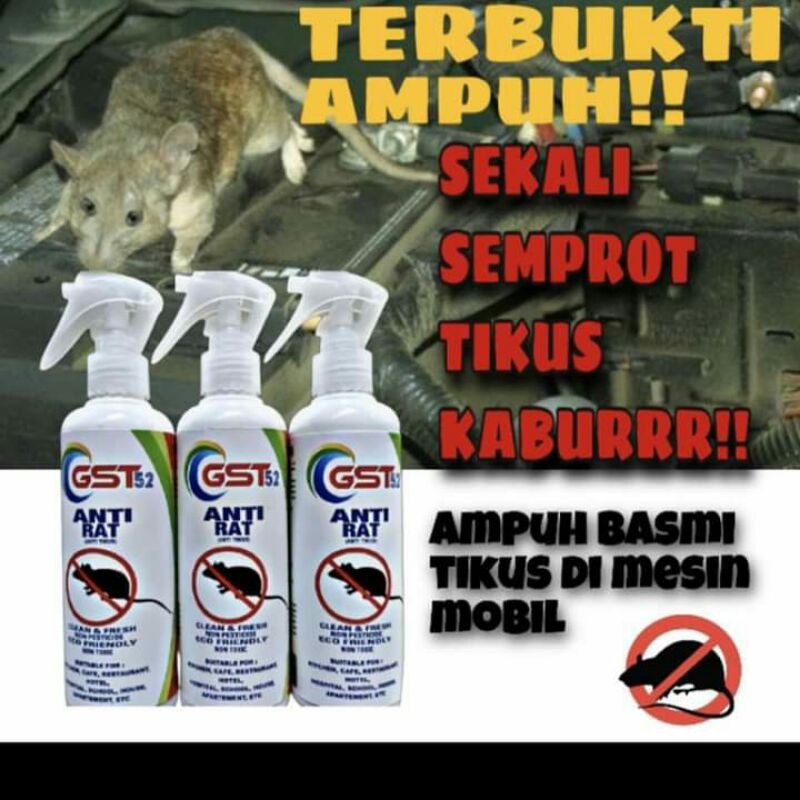 Pengusir tikus dan anti tikus diruang mesin mobil