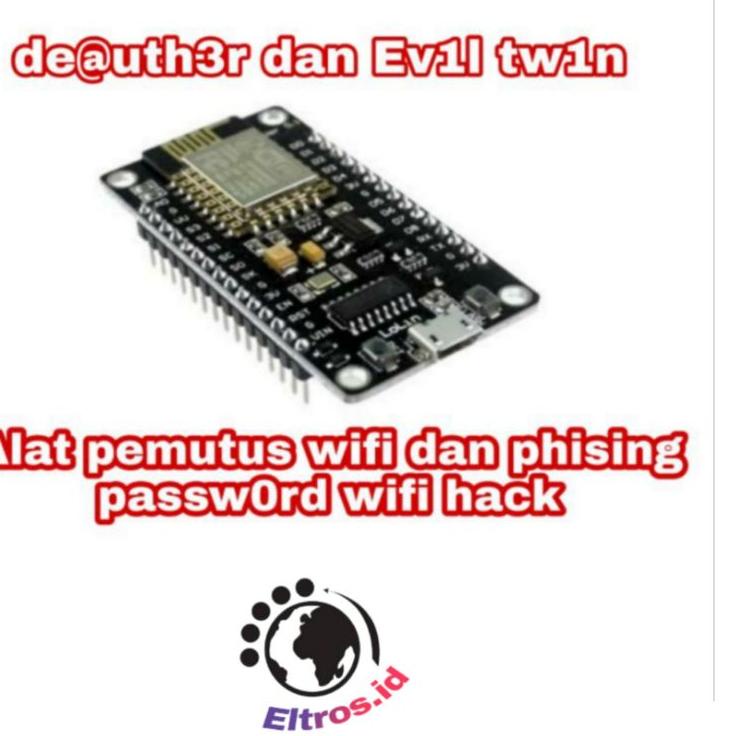 Wow Murah Meriah.. Deauther phising wifi hack tools esp8266 nodemcu program