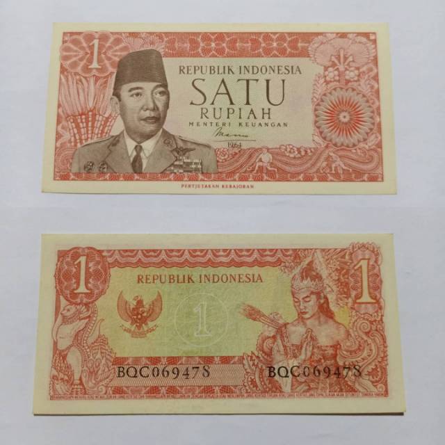 Uang 1 Soekarno 1964