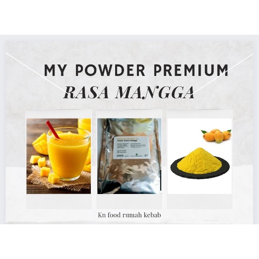 

Premium Powder Rasa Mangga - Powder Premium Rasa Mangga - 1 Kg- Mangga