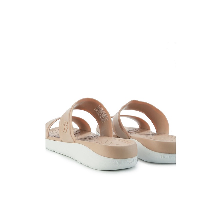 SANDAL SLIDE WANITA HUSH PUPPIES ORIGINAL CASUAL BRANDED BEIGE HW34