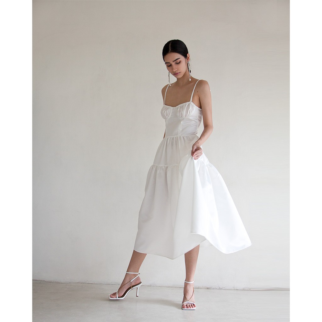 KIYO DRESS | SATIN DUCHESS PARTY DRESS