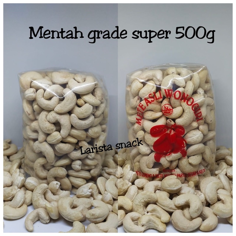 

KACANG METE MEDE MENTAH UTUH GRADE SUPER 500g