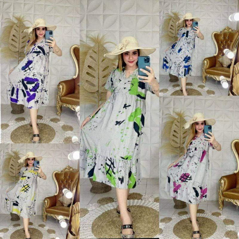 Daster Kimono rayon pendek kekinian