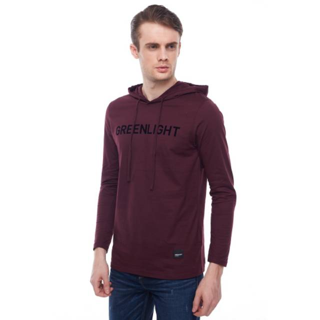 20505 Greenlight Kaos Hoodie tangan panjang original