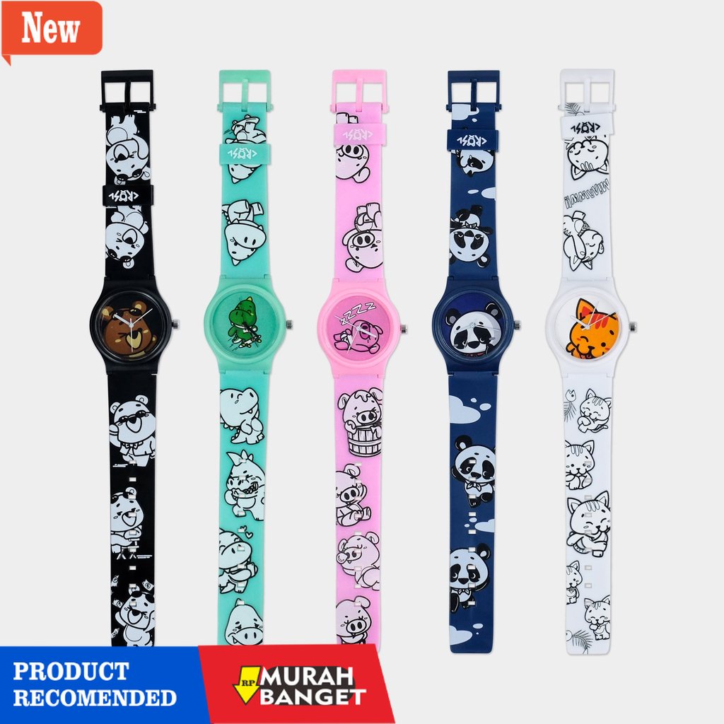 Jam tangan couple terbaik- CRSL Toon Watch | Choose Characters | Jam Unisex
