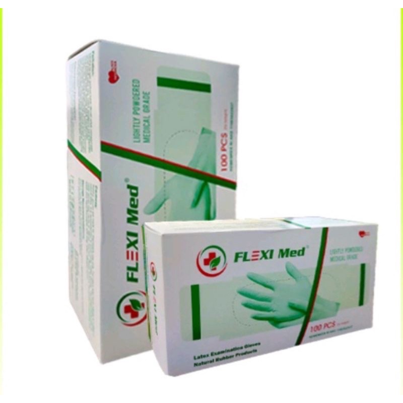 SARUNG TANGAN LATEX FLEXIMED/SARUNG TANGAN MEDIS/HANSCOEN MEDIS