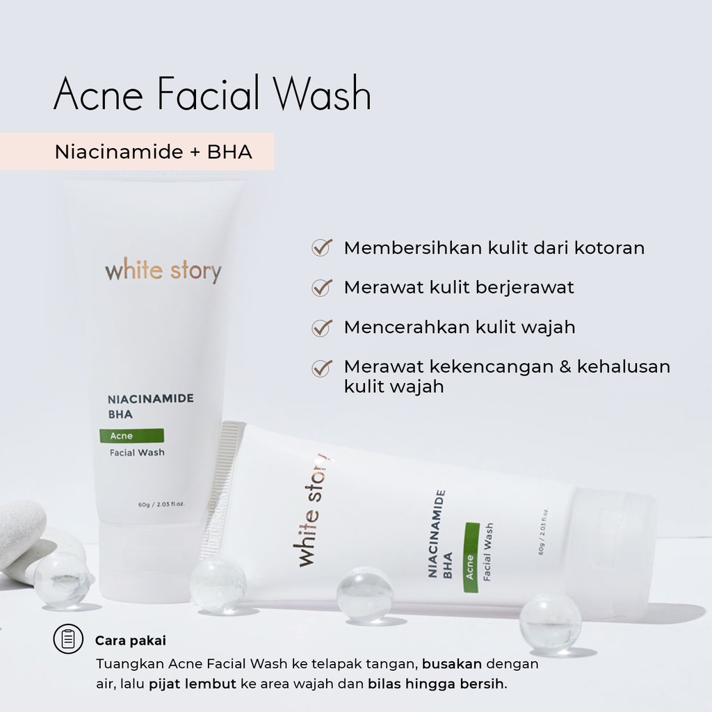 White Story Paket Acne (Tanpa Acne Cream)