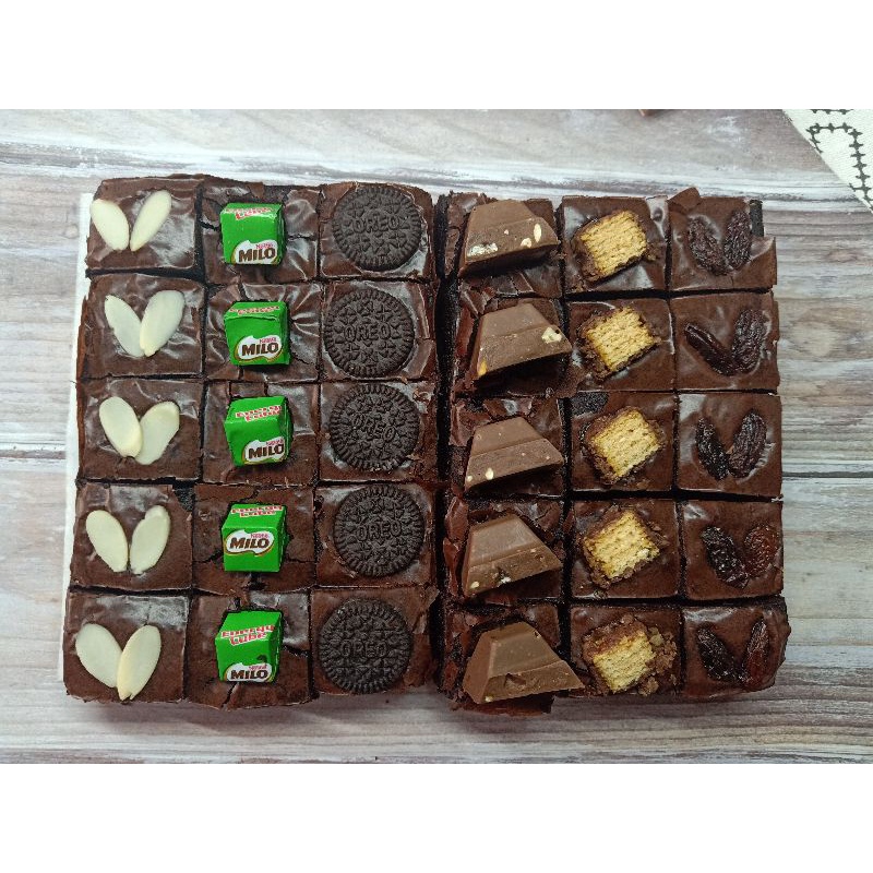 

brownies mix topping premium