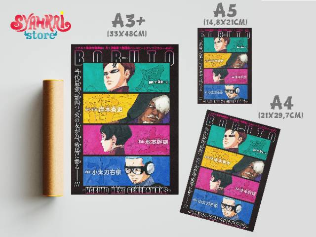 POSTER BORUTO CHAPTER 1-9-8