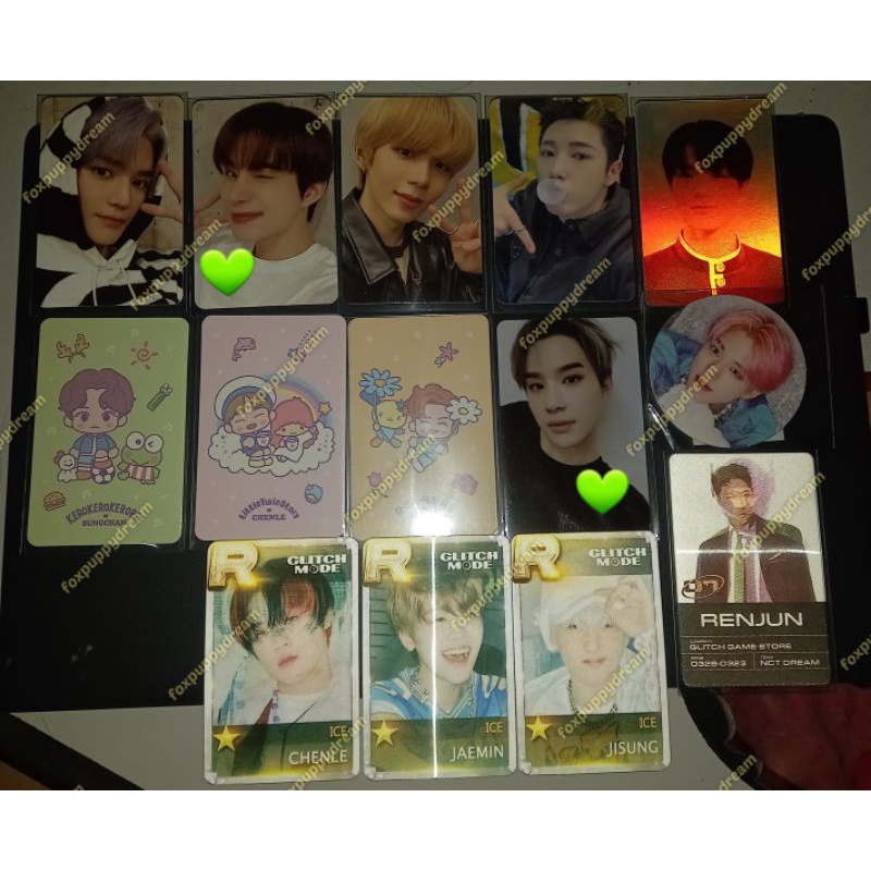 READY INA CC JENO PC SG ALADIN JENO JUNGWOO REALITY LENTI STRATCH RENJUN GISELLE DIGIPACK GIRLS
