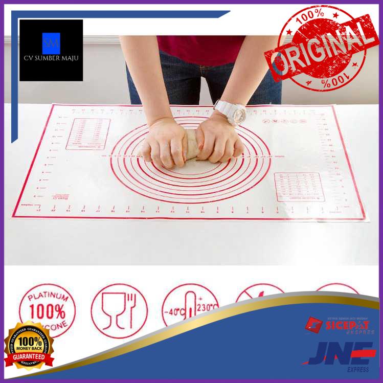 

One Two Cups Silicone Mat Alas Adonan Pizza Martabak 40x60CM - JJ63112