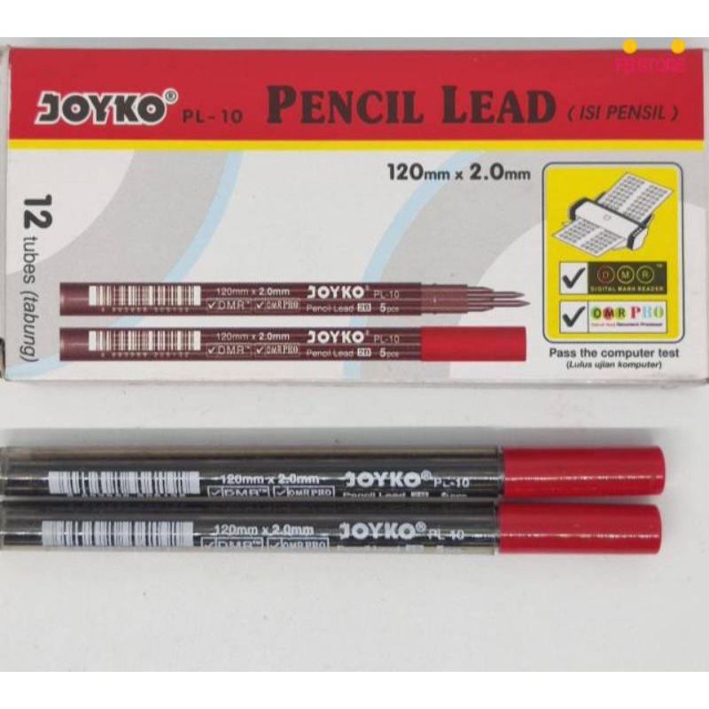 

Isi pensil joyko 2B 2.0mm PL-10 / PL-16 mechanical pencil leads