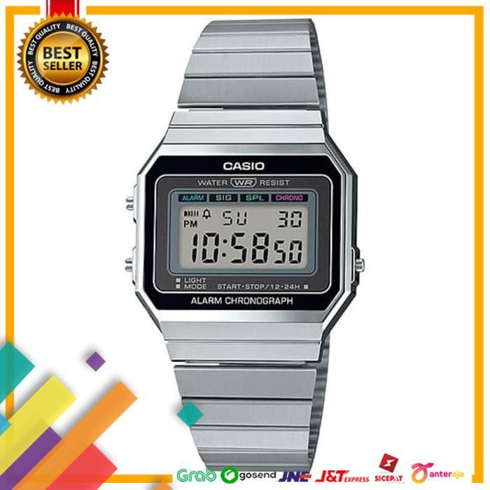 NEW.. CASIO YOUTH VINTAGE A700W-1A CASIO A700W ORIGINAL & GARANSI ..TERLARIS