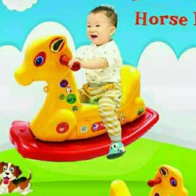 mainan kuda kudaan / jungkat jungkit / kuda goyang