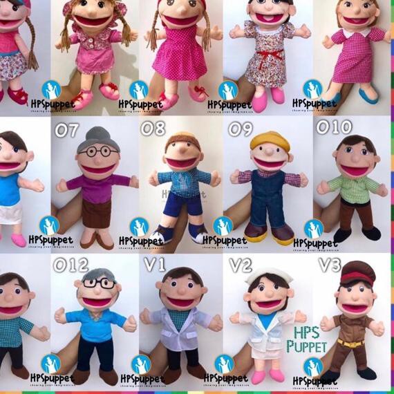 『Top Seller』 j-75 > Boneka Tangan Muppet SNI - ORI Seri O 40 cm ..,,.,,.,
