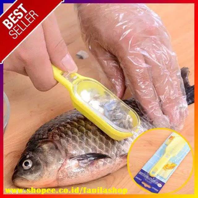 Pisau pembersih sisik ikan praktis