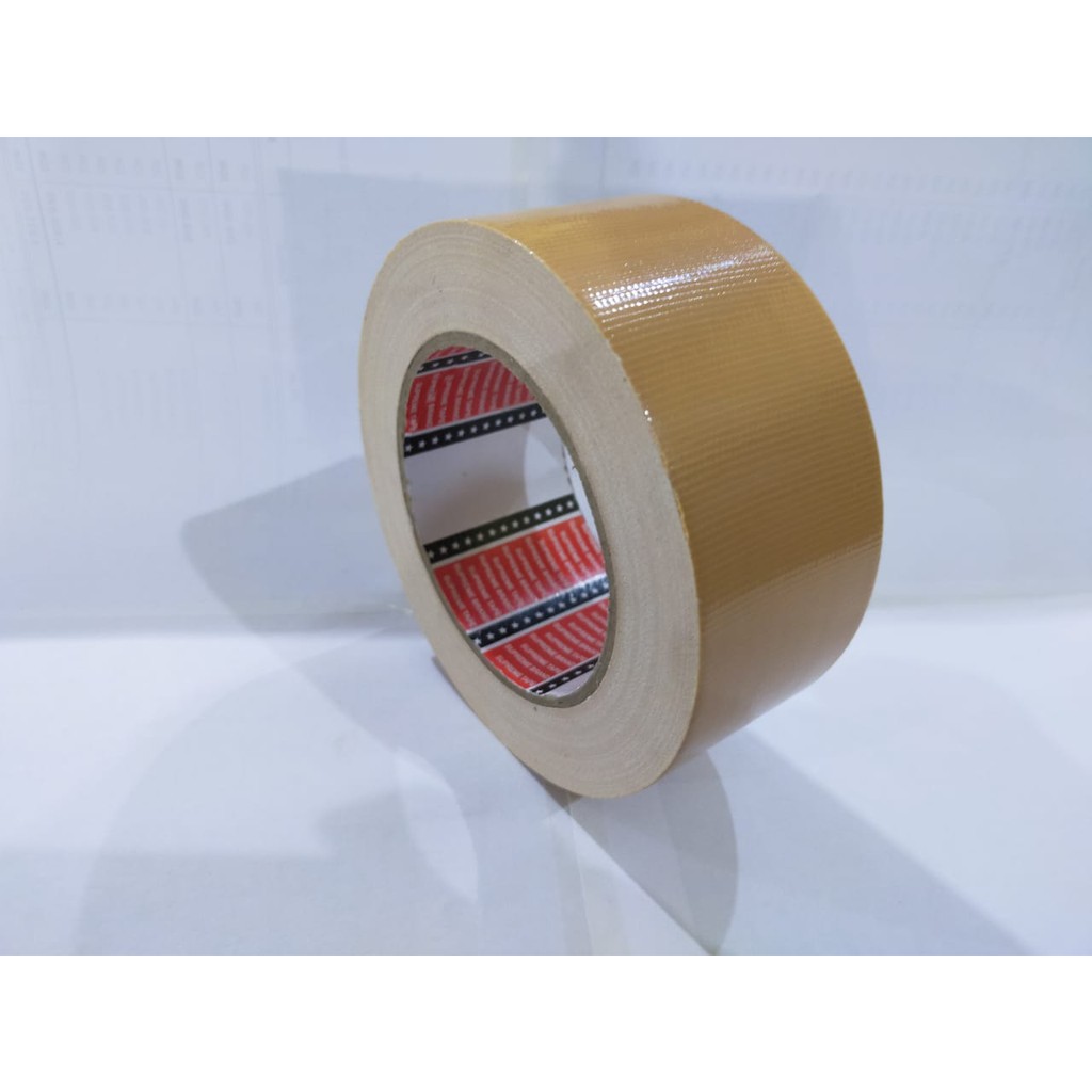 

Cloth tape lakban kain supreme tape ClothTape 2" x 25Mtr BROWN SUPREME