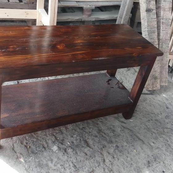 Meja Rak. Tv 1004060 Kayu Jati Belanda Karlinamandila