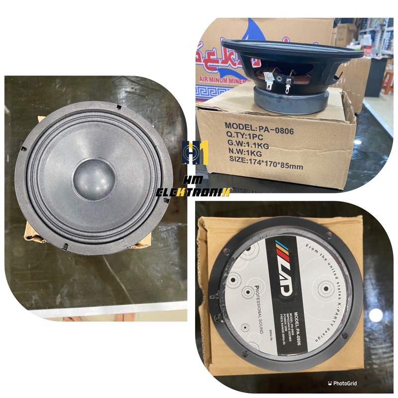 Speaker LAD PA 0806 MB 6,5 inch