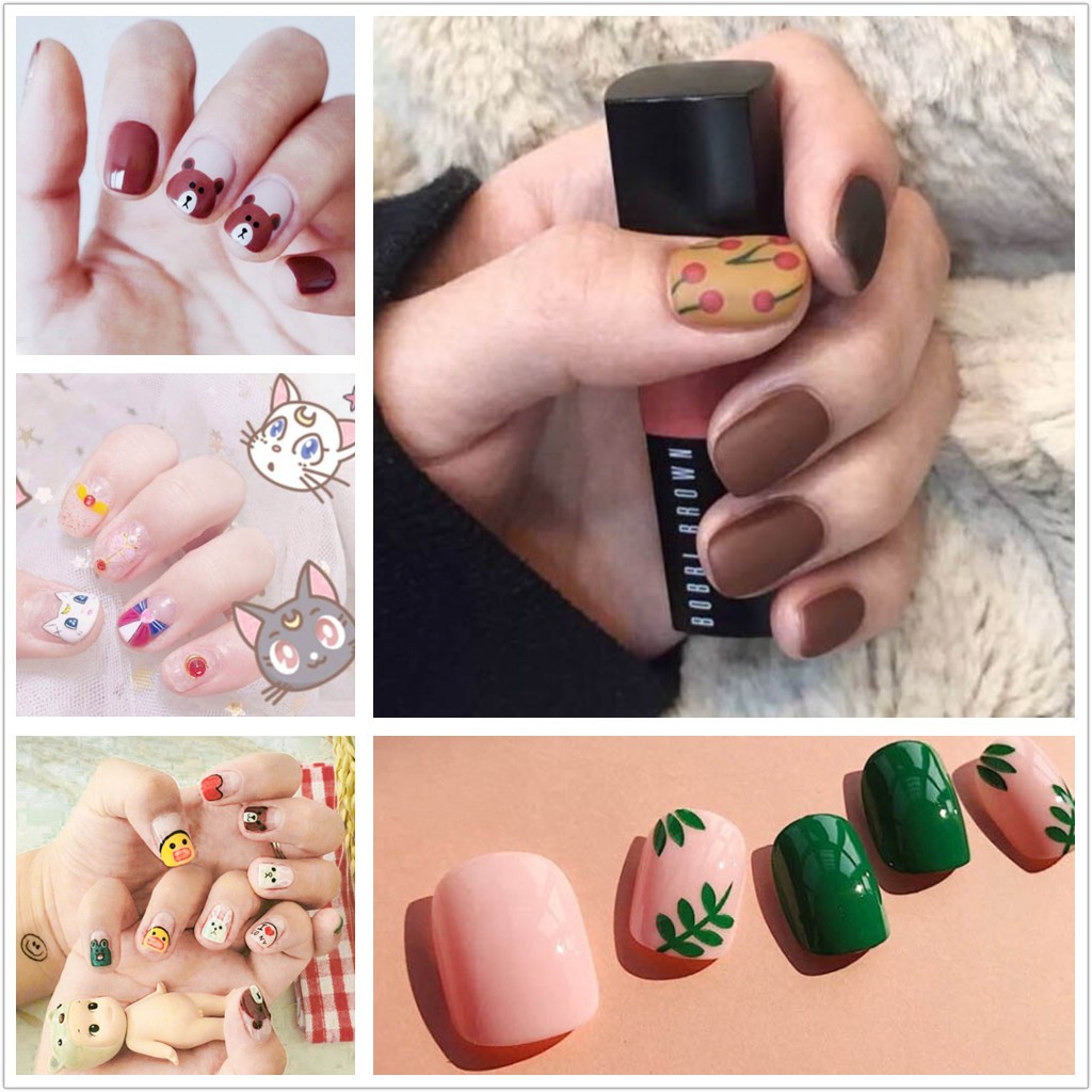 &lt;Jjoygirl&gt;DA Nail sticker motif / sticker kuku / stiker kuku / nail stiker glitter / stripes design