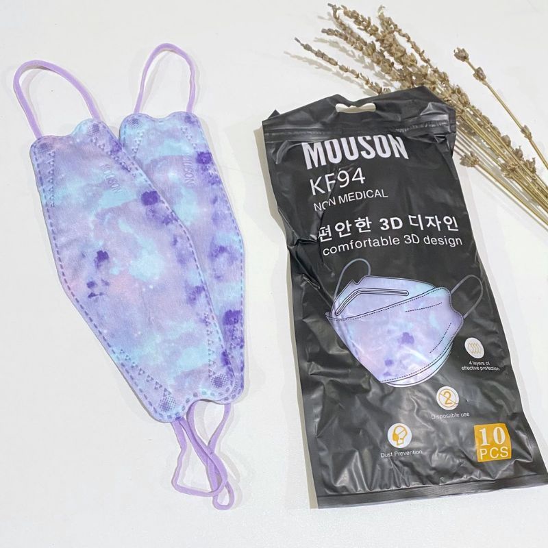 MOUSON KF94 NEW MOTIF - MASKER PREMIUM KF94 4PLY MOUSON MEDICAL GRADE - ECER /
