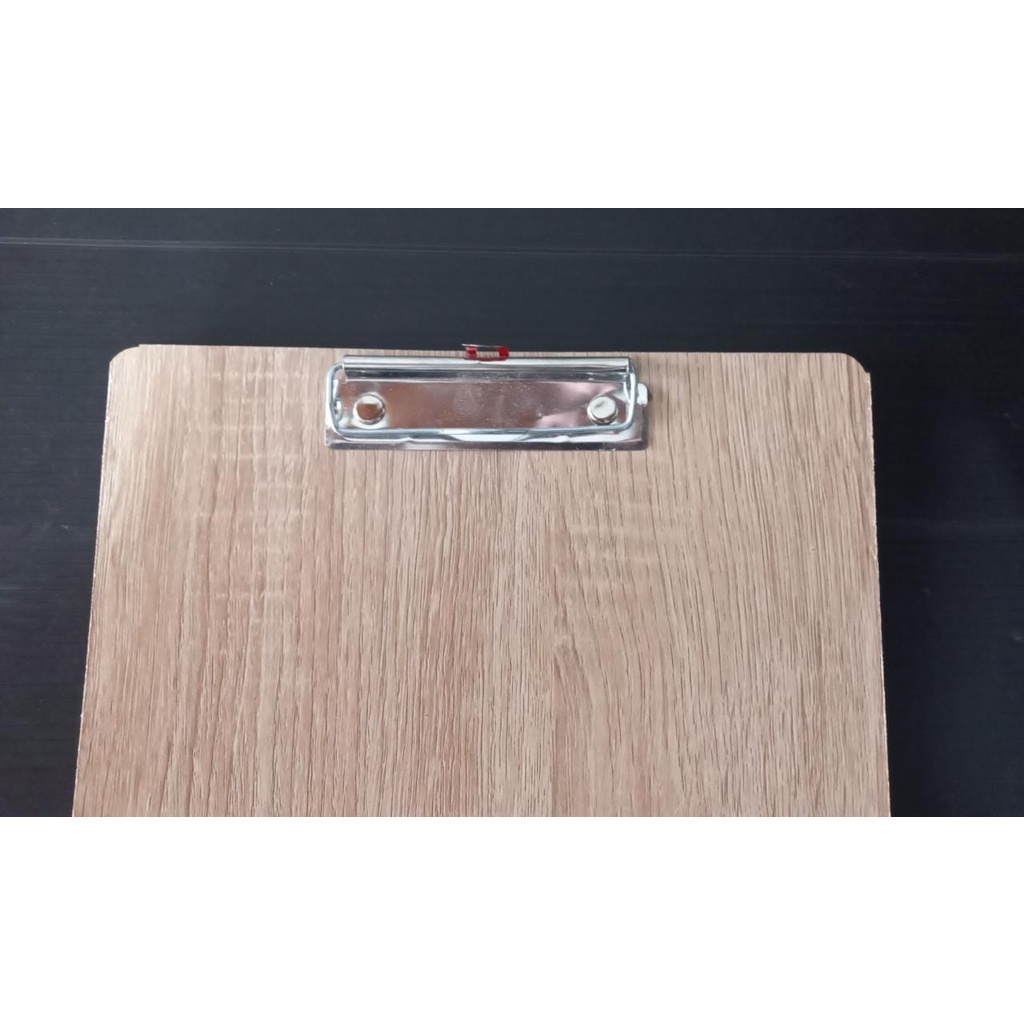 

Clip Board Kayu Folio / Papan Dada Kayu Folio F4 / Papan Jalan / Papan Ujian / Tatakan Untuk Menulis