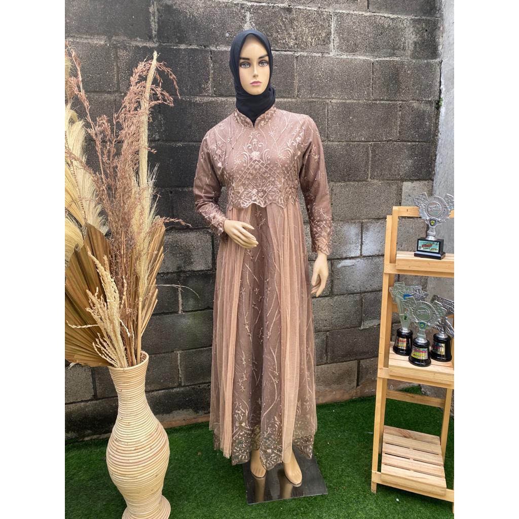 Gamis Kebaya Tille / Dress Kebaya terbaru