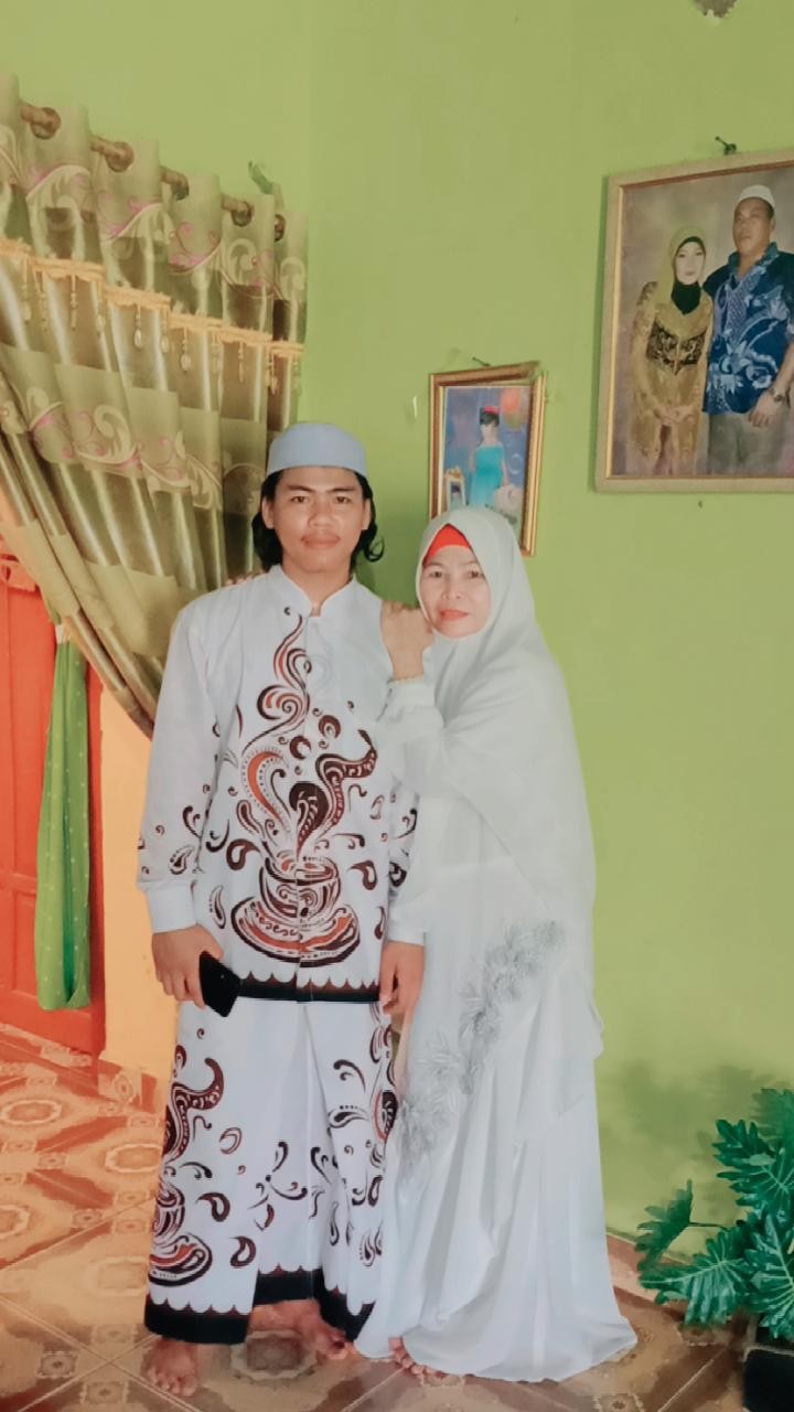 Setelan Sarung Dan Baju Koko Batik Motip Kopi Putih Sogan Batik Solo