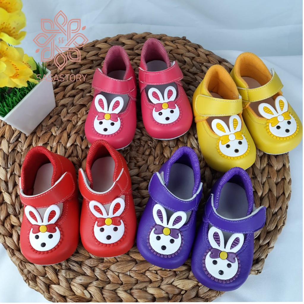 SEPATU PREWALKER BABY BAYI KELINCI 0-12 BULAN ANAK PEREMPUAN CP06