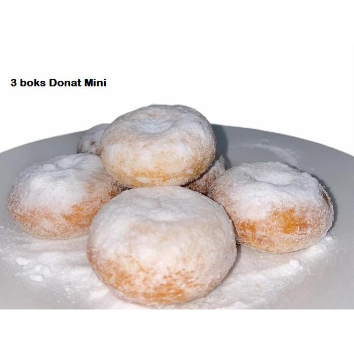 

Pastry | Promo 100K - 3 Boks Donat Mini Gula Halus Kualitas Terbaik