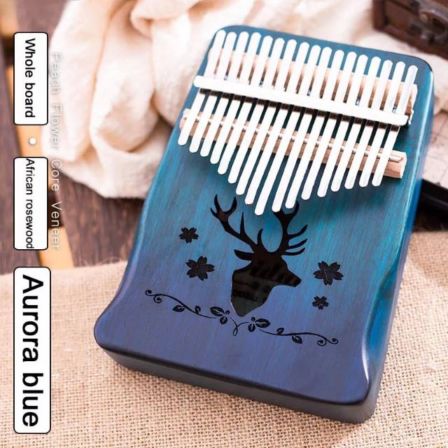 Kalimba 17 Key Mbira Piano Jari Biru