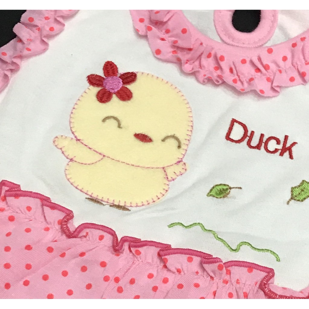 Babysmart - Baju bayi Perempuan Dress Ballon motif DUCK PLANET KIDS usia 0-12 bulan / Pakaian anak