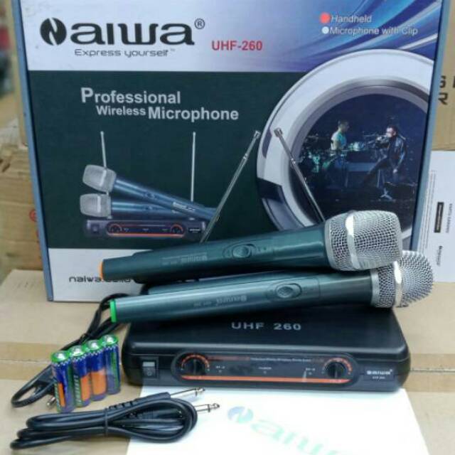 Mic wireless Aiwa UHF 260
