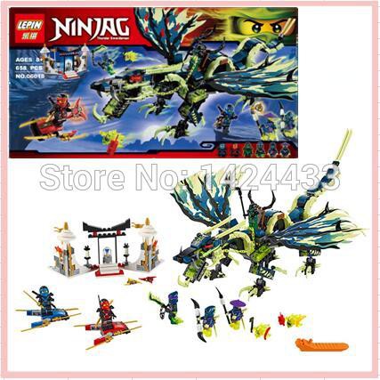 Lepin 06018 - ninjago - Ninja Series Dark Dragon King