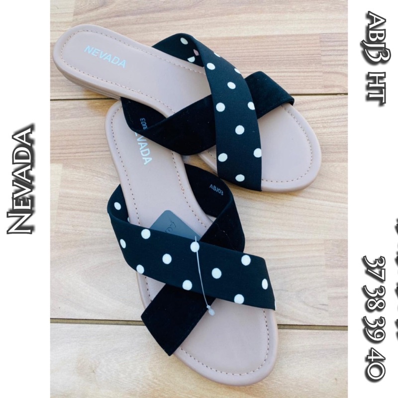 sandal slop abj3hitam