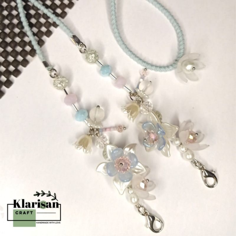 Strap masker CETTA | pengait hijab 2in1 | stopper serut | adjustable hijab jilbab kekinian kalung ta