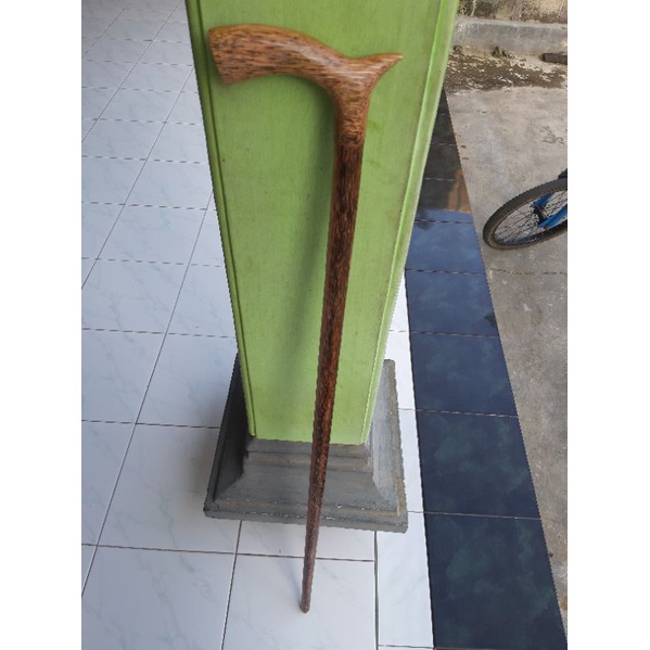 tongkat jalan kayu liwung macan loreng good quality