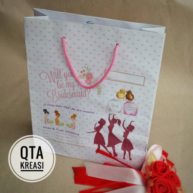 

Paper bag full collor 17x6x22