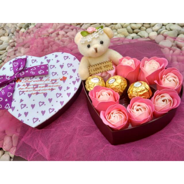 

Kado-Hadiah-Boneka-Bunga-Coklat-Ultah-Anniversary-HariIbu - - 9Flowers Choco in Love
