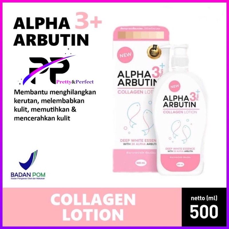 Alpha Arbutin 3 Plus Collagen Lotion / Body Lotion / Handbody Alpha Arbutin