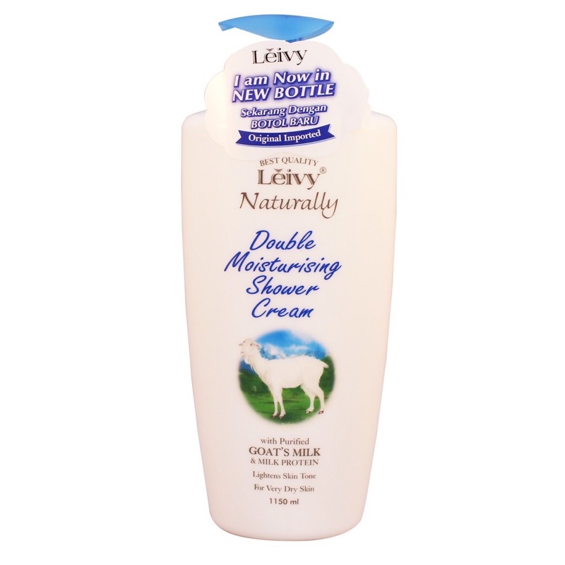 Jual Leivy Shower Cream Goat'S Milk 1150 ml Shopee Indonesia