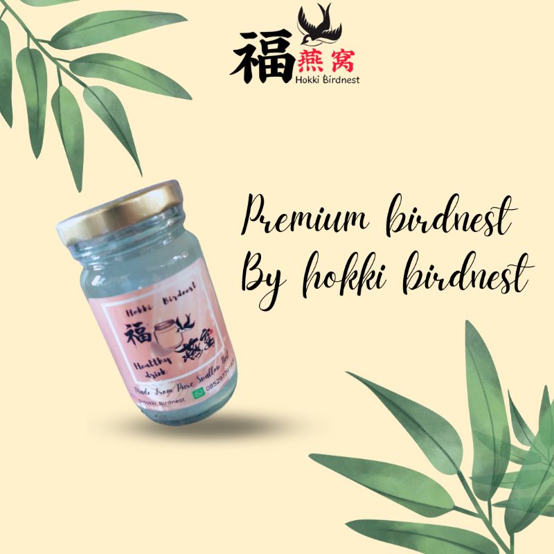 

Healthy swallow birdnest/ Pure birdnest HOKKI BIRDNEST for 1bottle